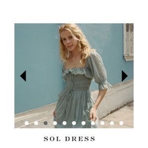 Doen Sol Maxi Dress Small Light Pond